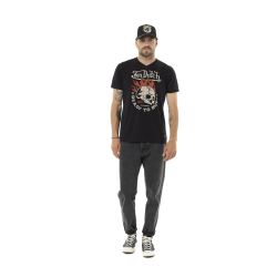 T-shirt homme col rond en jersey print devant Burnd