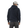 Sweat homme à capuche en molleton avec print logo devant brodé