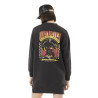 Robe sweat femme manches longues avec print dos et zip sur côté Robe sweat femme manches longues avec print dos et zip sur côté