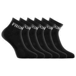 Lot de 6 paires de chaussettes quarter homme Freegun noir