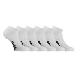 Lot de 6 paires de chaussettes tiges courtes homme Freegun blanc