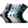 Lot de 6 Paires de Chaussettes Tennis homme assorties