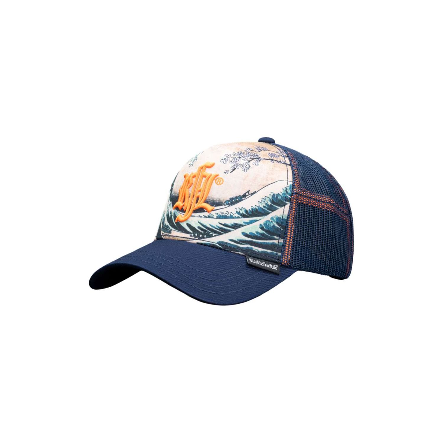 Casquette trucker avec filet bi-matière Fuji