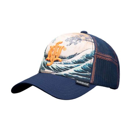 Casquette trucker avec filet bi-matière Fuji
