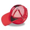 Casquette trucker avec filet et visière brodée Red Man