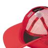 Casquette trucker avec filet et visière brodée Red Man