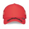 Casquette trucker avec filet et visière brodée Red Man