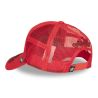 Casquette trucker avec filet et visière brodée Red Man
