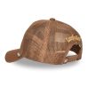 Casquette trucker avec filet et logo brodé Gold & Brown