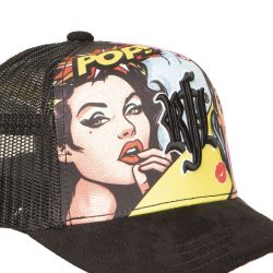 Casquette enfant trucker avec filet bi-matière Candy Shop
