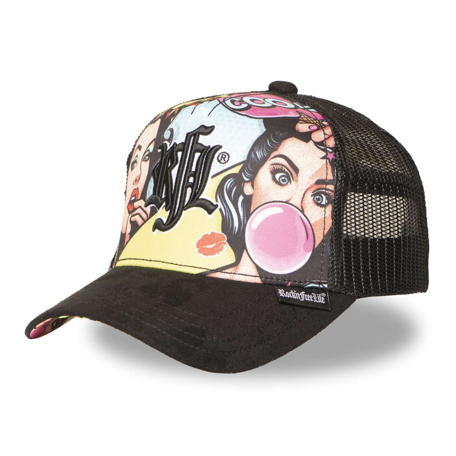 Casquette enfant trucker avec filet bi-matière Candy Shop