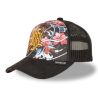 Casquette enfant trucker avec filet bi-matière Carpe Koi