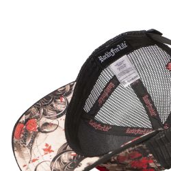 Casquette enfant trucker avec filet bi-matière Geisha