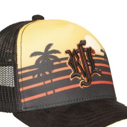 Casquette trucker avec filet et logo brodé Hawai Junior
