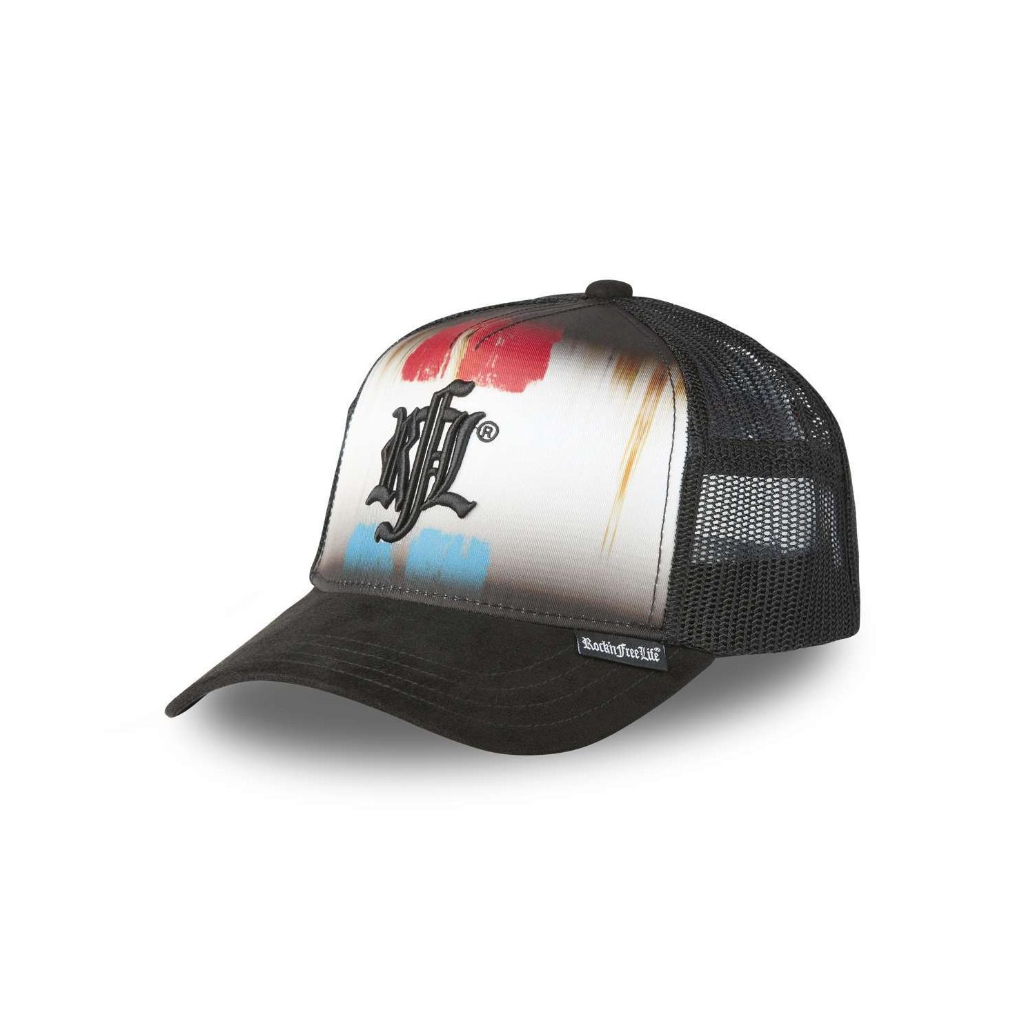 Casquette trucker avec filet bi-matière et logo brodé Under The Bridg