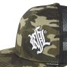 Casquette snapback visière plate camouflage et logo brodé Army Now