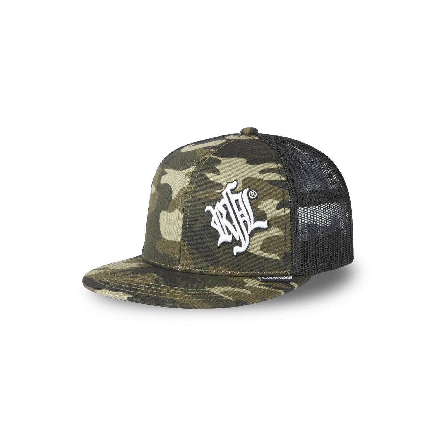 Casquette snapback visière plate camouflage et logo brodé Army Now