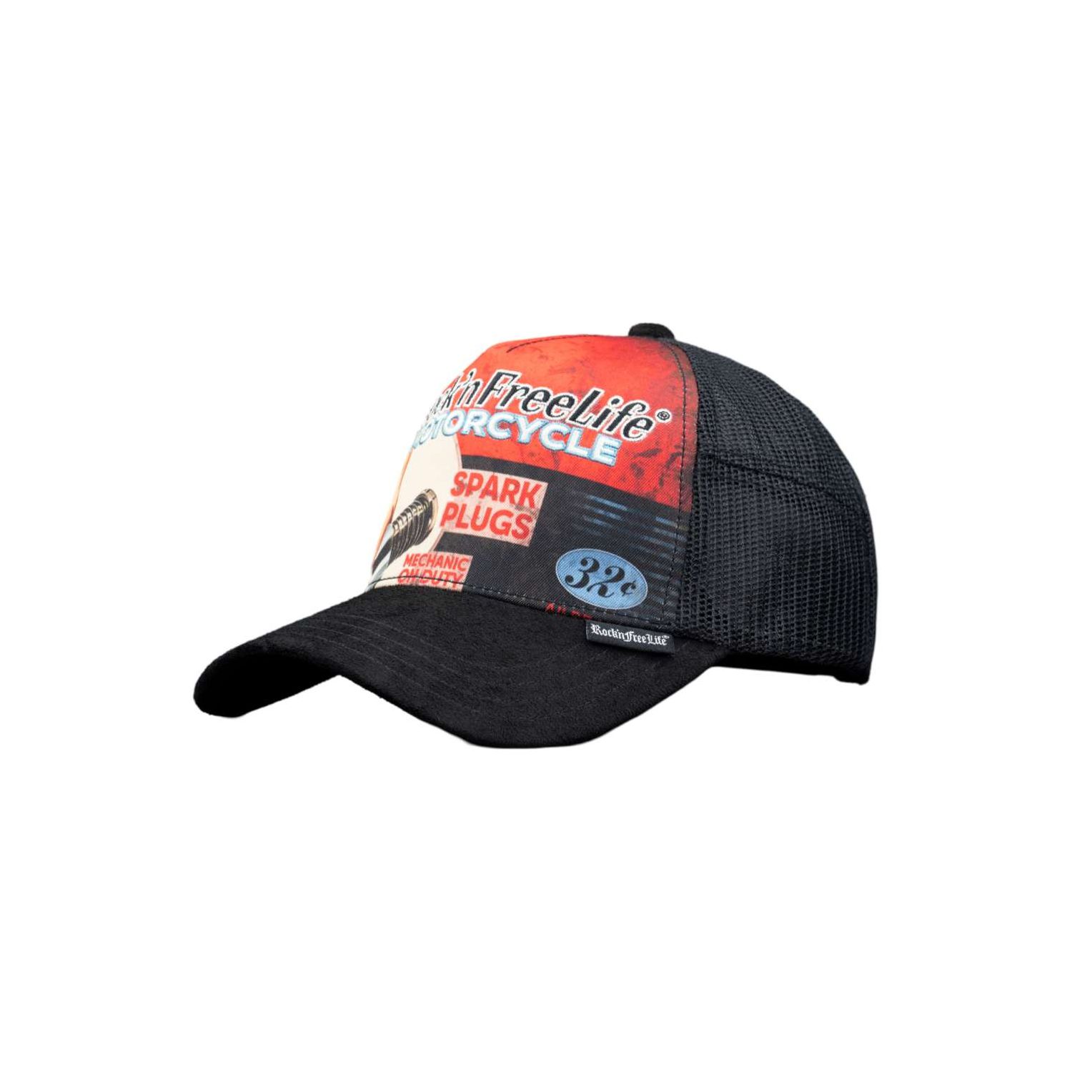 Casquette trucker avec filet bi-matière Spark