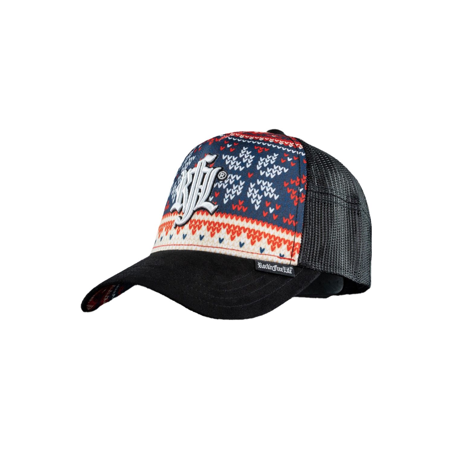 Casquette trucker avec filet et logo brodé Winter