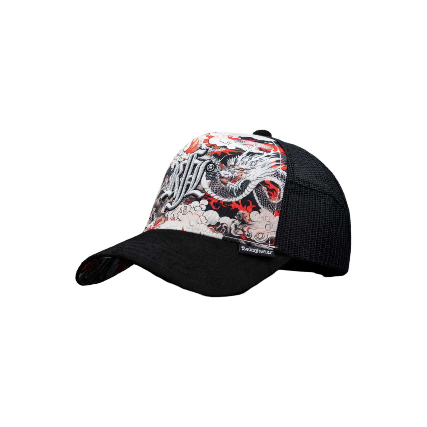 Casquette trucker avec filet bi-matière Dragon