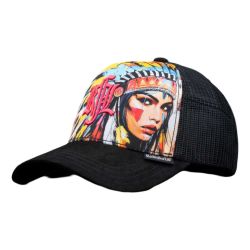 Casquette trucker avec filet bi-matière Apach