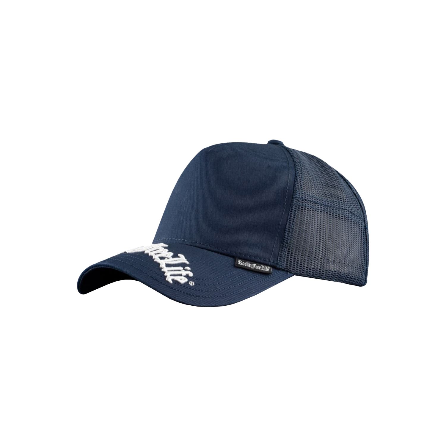 Casquette trucker avec filet visière brodée Simple Man