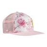 Casquette snapback visière plate avec filet bi-matière Flower Snap