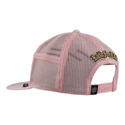 Casquette snapback visière plate avec filet bi-matière Flower Snap