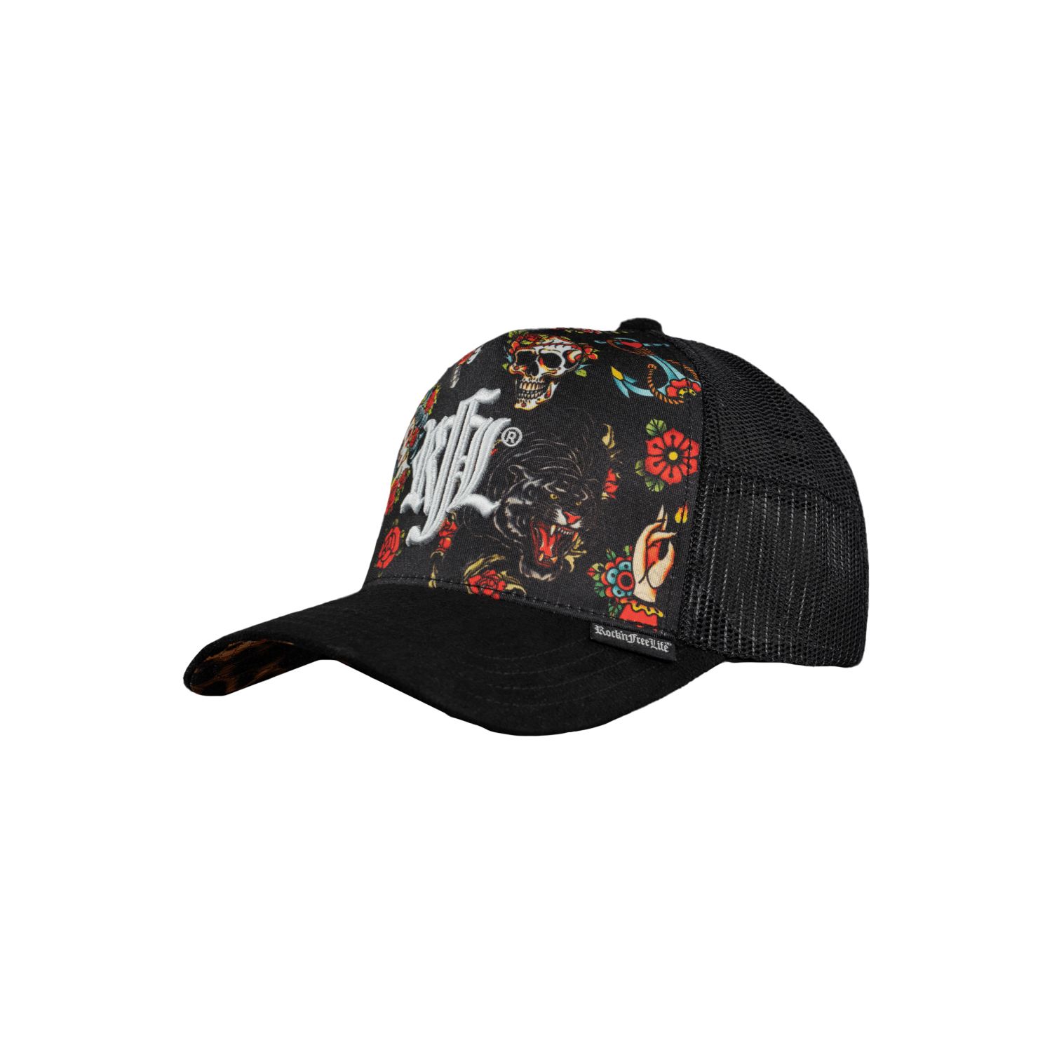 Casquette trucker avec filet bi-matière Old School Tattoo