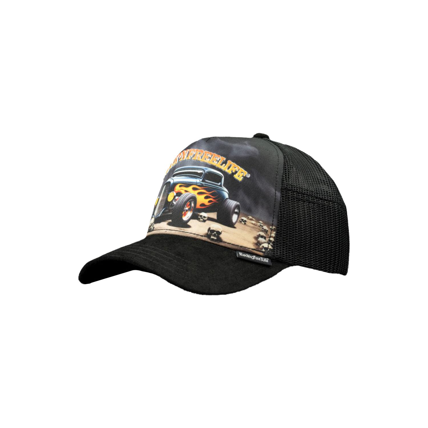 Casquette trucker avec filet bi-matière Road To Hell