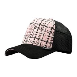 Casquette trucker avec filet visière suédine Kiss Me