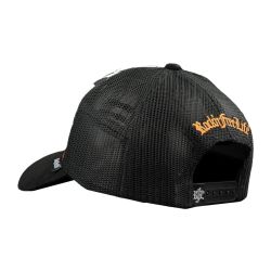Casquette trucker avec filet visière suédine Kiss Me