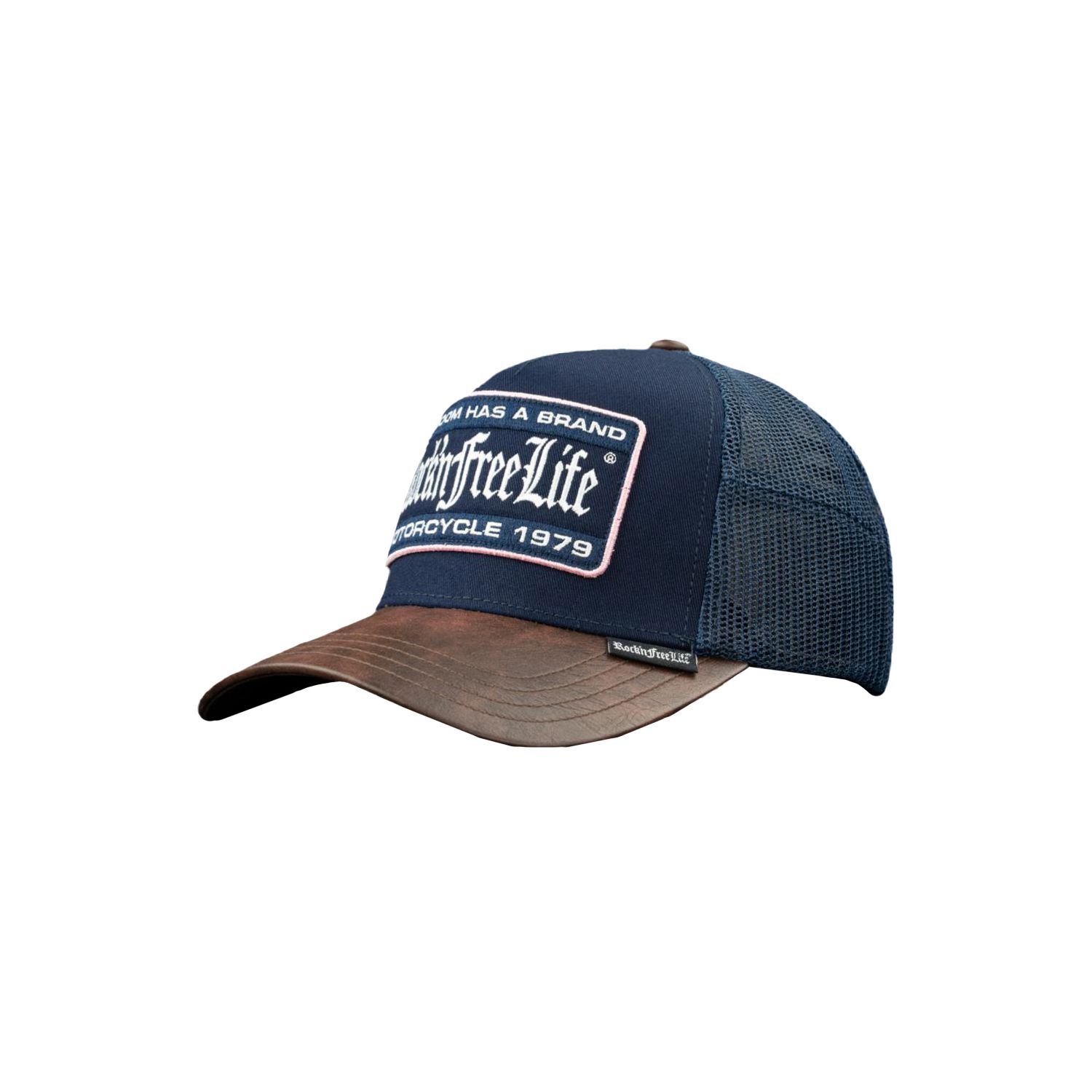 casquette trucker avec filet visière simili Bike