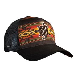 Casquette trucker avec filet et logo brodé Gringo