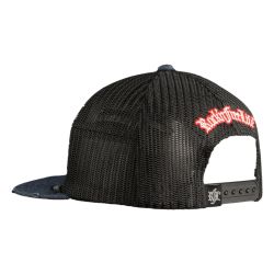 Casquette enfant avec filet visière plate usée Alone Snapback Small