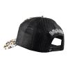Casquette trucker fourrure avec filet et logo brodé Animals