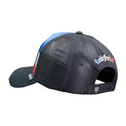 Casquette trucker avec filet bi-matière Stock