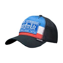 Casquette trucker avec filet bi-matière Stock