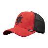 Casquette trucker avec filet en suédine Red Morning