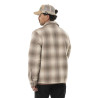Sur Chemise homme en flanelle à carreaux doublée sherpa Heaven