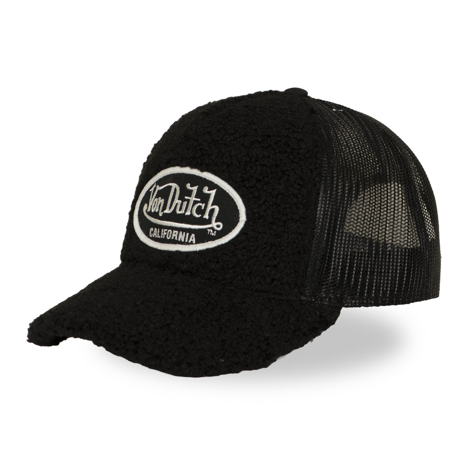 Casquette baseball avec filet adulte en sherpa