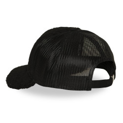 Casquette baseball avec filet adulte en sherpa