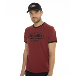 T-shirt homme col rond en coton organic stretch et bord côte Blast
