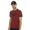 T-shirt homme col rond en coton organic stretch et bord côte Blast