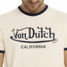 T-shirt homme col rond en coton organic stretch et bord côte Blast