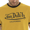 T-shirt homme col rond en coton organic stretch et bord côte Blast