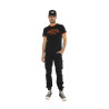 T-shirt homme col rond en coton organic stretch et bord côte Blast