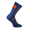 Chaussettes de Randonnée Trekking 430 Technology Navy/Orange