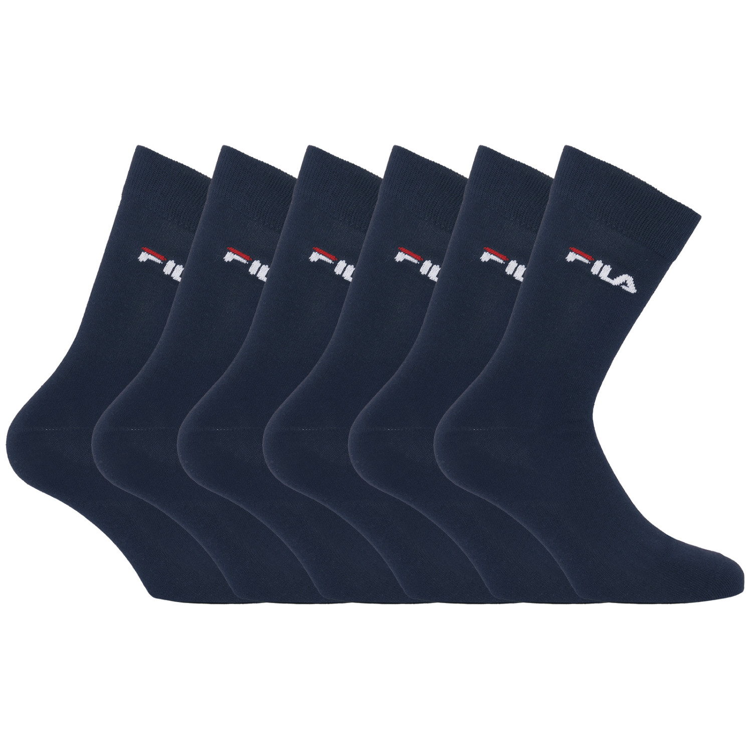 Lot de 6 paires de chaussettes de ville homme Navy