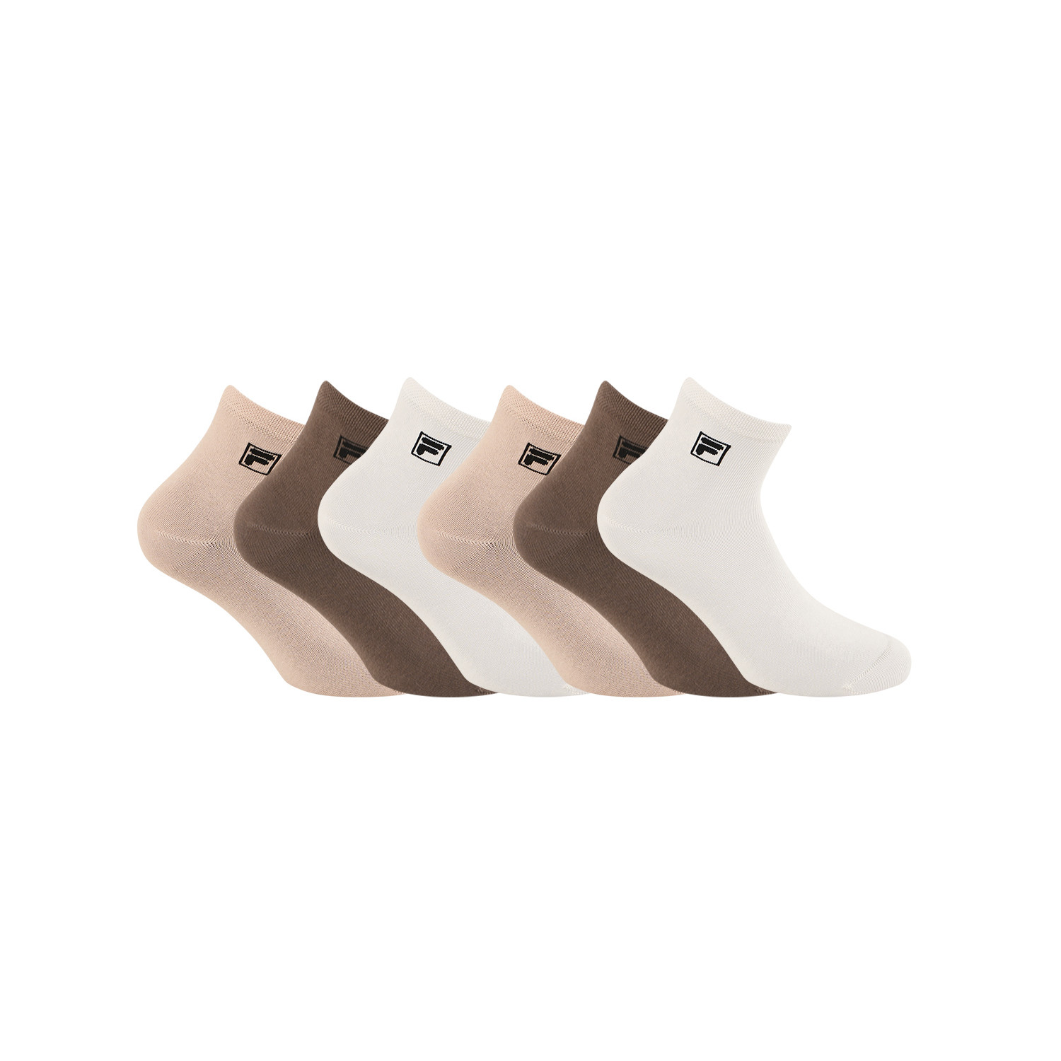 Lot de 6 paires de chaussettes quarter homme Mocho Mousse